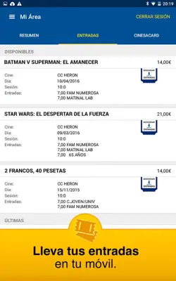 Cinesa App android App screenshot 12