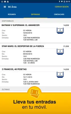 Cinesa App android App screenshot 4